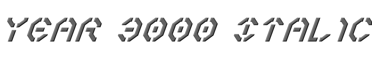 Year 3000 Italic 