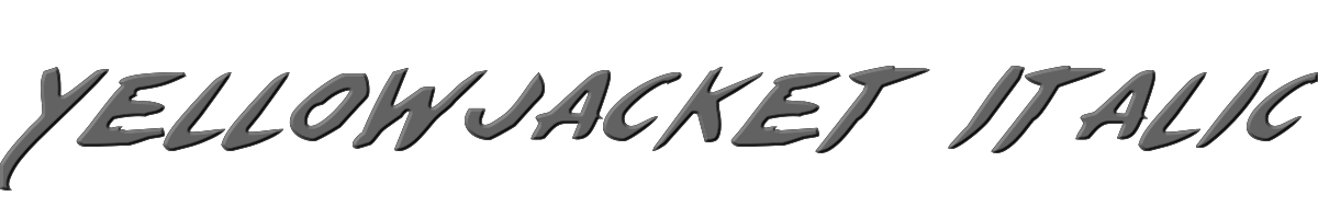 Yellowjacket Italic 