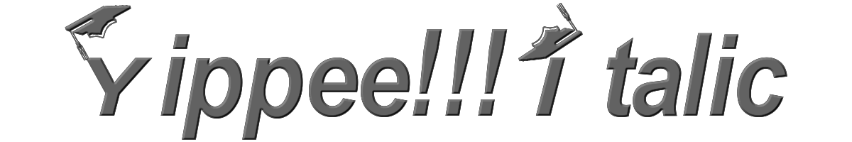 Yippee!!! Italic 
