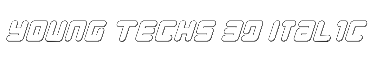 Young Techs 3D Italic 
