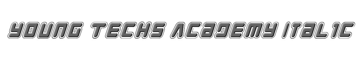 Young Techs Academy Italic 