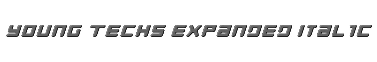 Young Techs Expanded Italic 