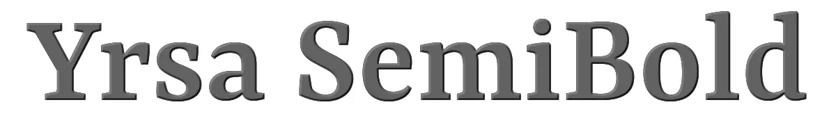 Yrsa SemiBold 
