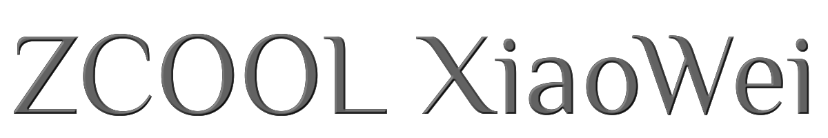 ZCOOL XiaoWei 