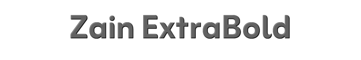 Zain ExtraBold 
