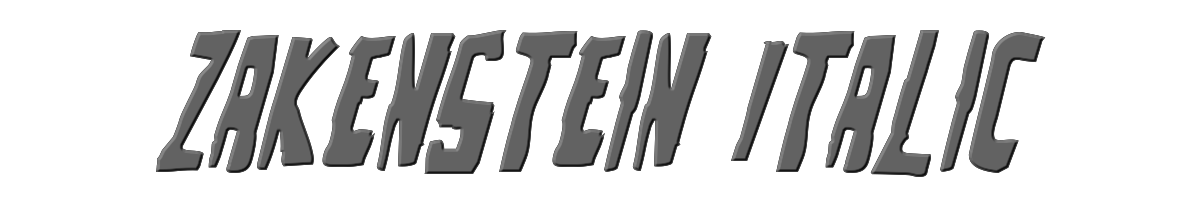 Zakenstein Italic 