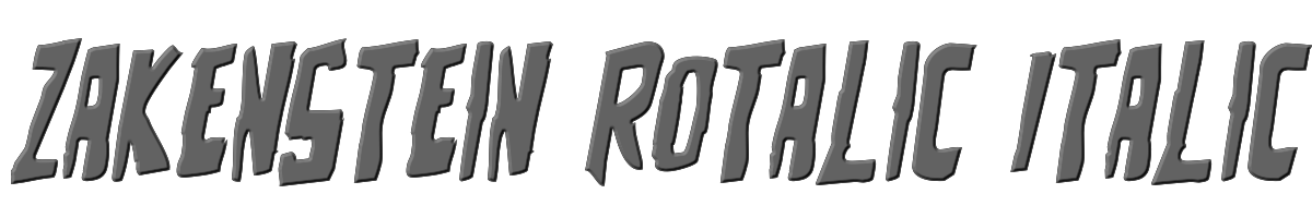 Zakenstein Rotalic Italic 
