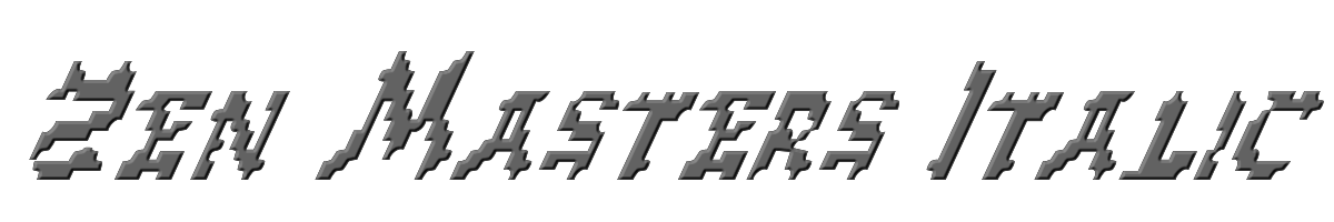 Zen Masters Italic 