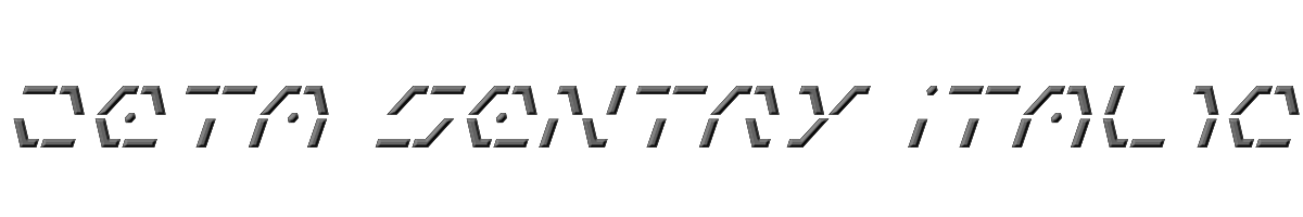 Zeta Sentry Italic 