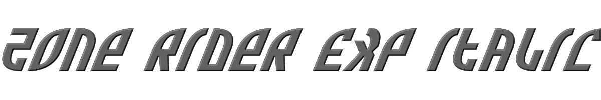 Zone Rider Exp Italic 