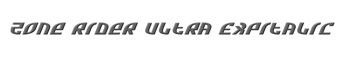 Zone Rider Ultra ExpItalic 