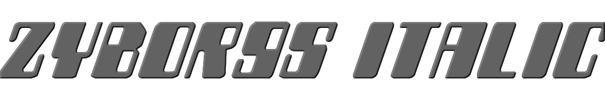 Zyborgs Italic 
