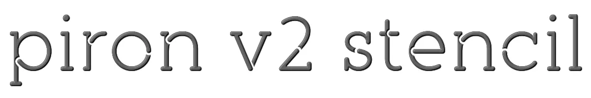 piron v2 stencil 