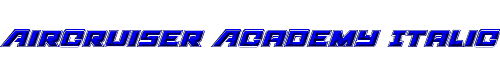 Aircruiser Academy Italic 