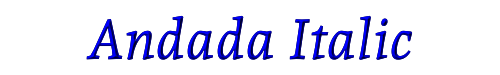 Andada Italic 