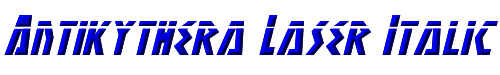 Antikythera Laser Italic 