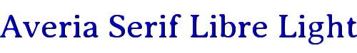 Averia Serif Libre Light 