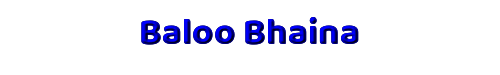 Baloo Bhaina 