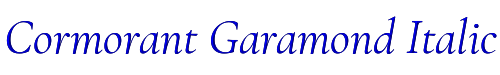 Cormorant Garamond Italic 