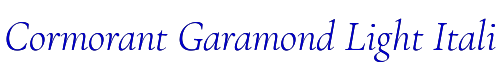 Cormorant Garamond Light Italic 