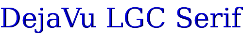 DejaVu LGC Serif 
