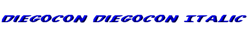 DiegoCon DiegoCon Italic 