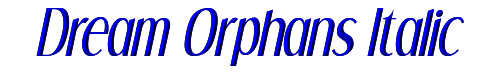 Dream Orphans Italic 