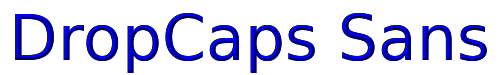 DropCaps Sans 