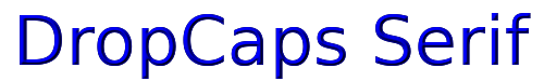 DropCaps Serif 