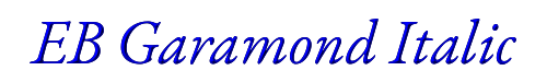 EB Garamond Italic 