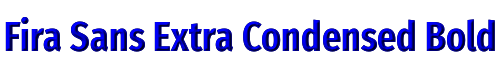 Fira Sans Extra Condensed Bold 