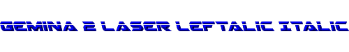 Gemina 2 Laser Leftalic Italic 