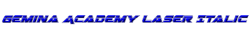 Gemina Academy Laser Italic 