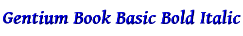 Gentium Book Basic Bold Italic 