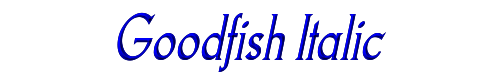 Goodfish Italic 