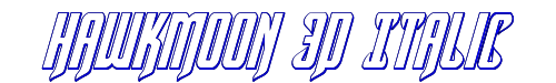 Hawkmoon 3D Italic 