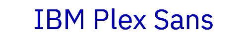 IBM Plex Sans 