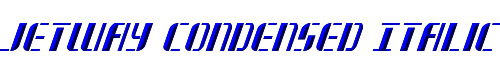 Jetway Condensed Italic 