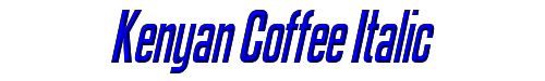 Kenyan Coffee Italic 