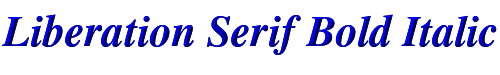 Liberation Serif Bold Italic 