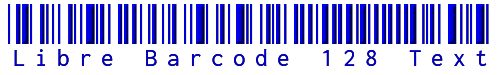 Libre Barcode 128 Text 