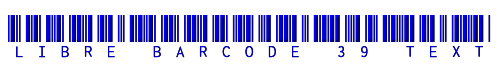 Libre Barcode 39 Text 