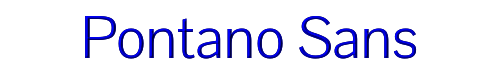 Pontano Sans 