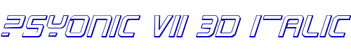 PsYonic VII 3D Italic 