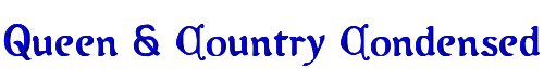 Queen & Country Condensed 