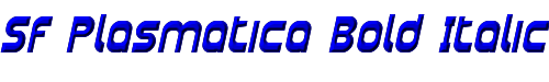 SF Plasmatica Bold Italic 