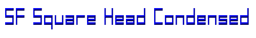 SF Square Head Condensed 