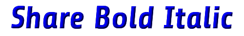 Share Bold Italic 