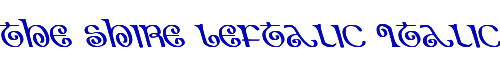 The Shire Leftalic Italic 