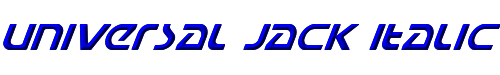 Universal Jack Italic 